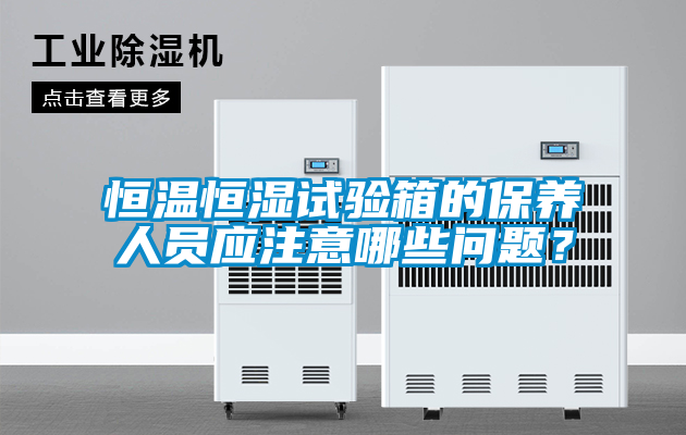 恒溫恒濕試驗箱的保養(yǎng)人員應(yīng)注意哪些問題？