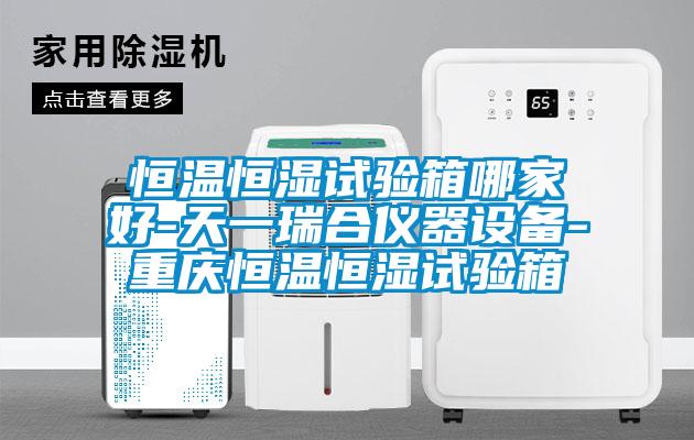 恒溫恒濕試驗箱哪家好-天一瑞合儀器設(shè)備-重慶恒溫恒濕試驗箱