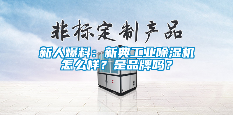新人爆料：新典工業(yè)除濕機(jī)怎么樣？是品牌嗎？