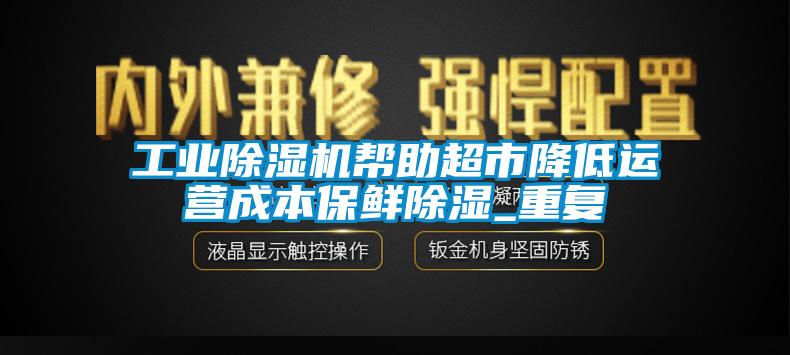 工業(yè)除濕機幫助超市降低運營成本保鮮除濕_重復(fù)