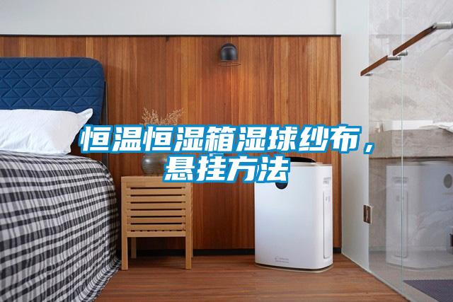恒溫恒濕箱濕球紗布，懸掛方法
