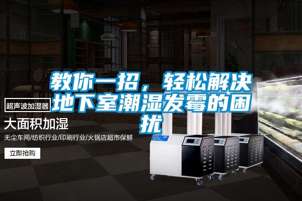 教你一招，輕松解決地下室潮濕發(fā)霉的困擾