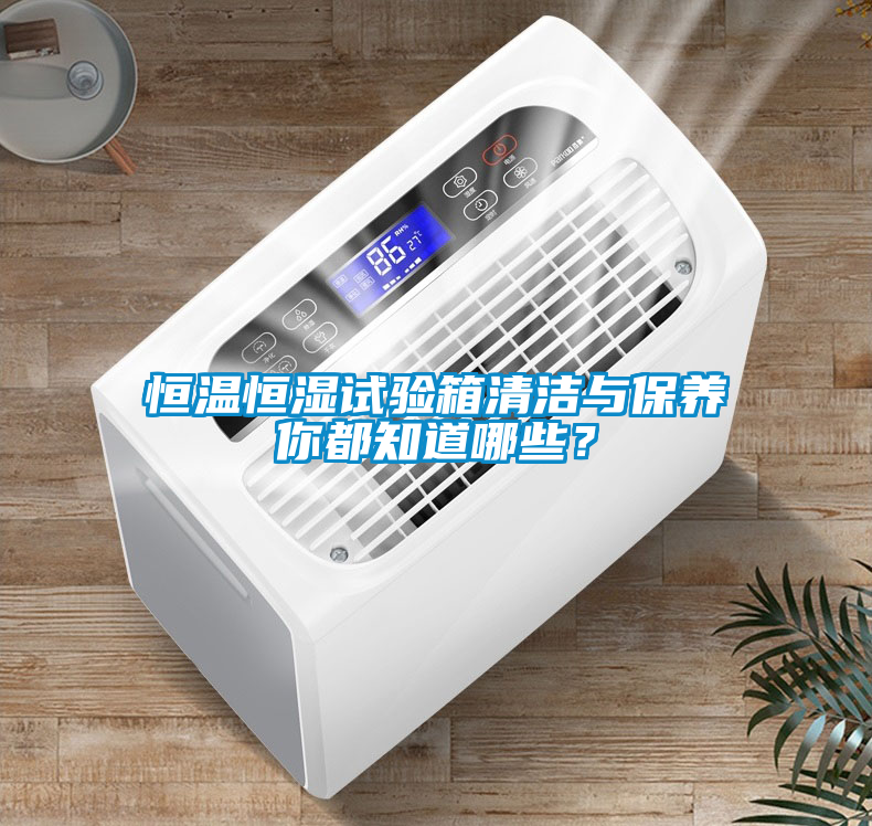 恒溫恒濕試驗(yàn)箱清潔與保養(yǎng)你都知道哪些？