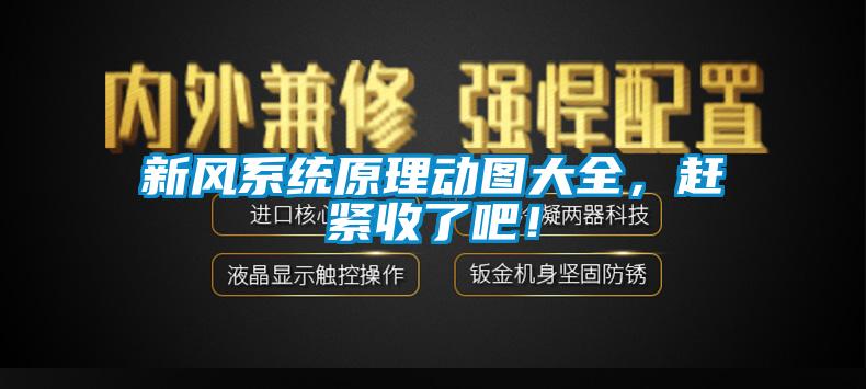 新風(fēng)系統(tǒng)原理動(dòng)圖大全，趕緊收了吧！