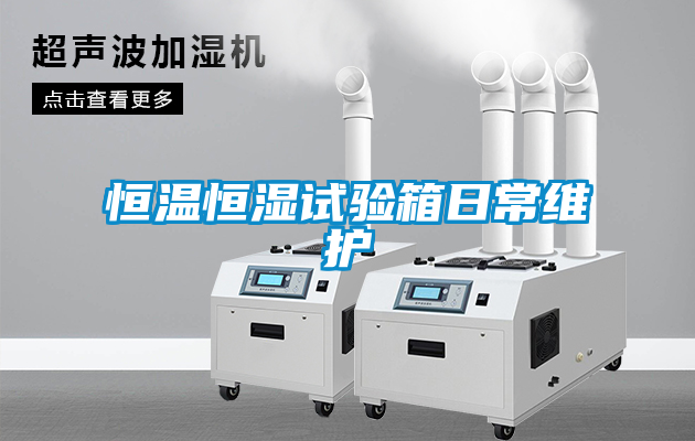 恒溫恒濕試驗(yàn)箱日常維護(hù)