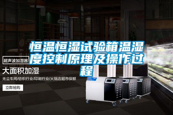 恒溫恒濕試驗(yàn)箱溫濕度控制原理及操作過程