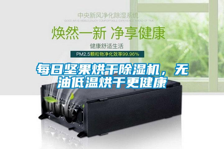 每日堅果烘干除濕機，無油低溫烘干更健康