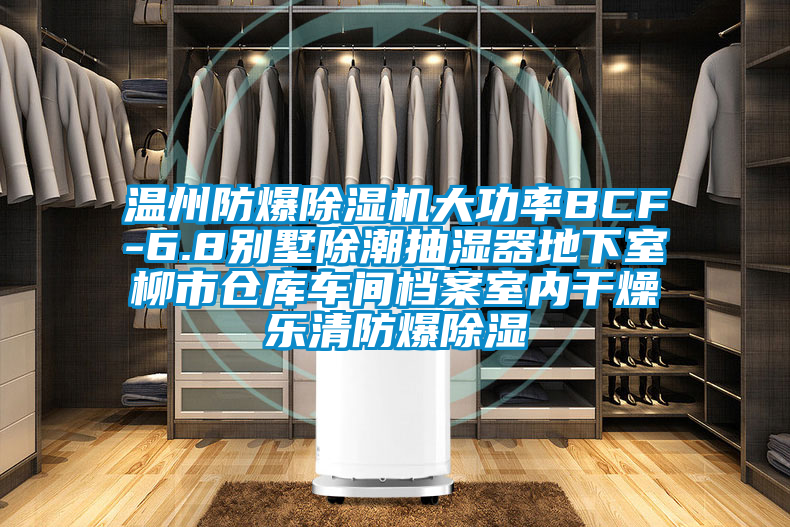 溫州防爆除濕機(jī)大功率BCF-6.8別墅除潮抽濕器地下室柳市倉(cāng)庫(kù)車(chē)間檔案室內(nèi)干燥樂(lè)清防爆除濕