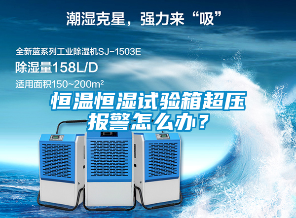 恒溫恒濕試驗箱超壓報警怎么辦？