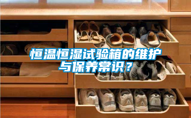 恒溫恒濕試驗箱的維護與保養(yǎng)常識？