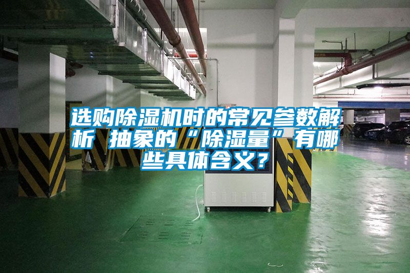 選購(gòu)除濕機(jī)時(shí)的常見(jiàn)參數(shù)解析 抽象的“除濕量”有哪些具體含義？