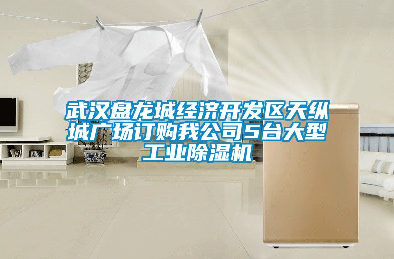 武漢盤(pán)龍城經(jīng)濟(jì)開(kāi)發(fā)區(qū)天縱城廣場(chǎng)訂購(gòu)我公司5臺(tái)大型工業(yè)除濕機(jī)