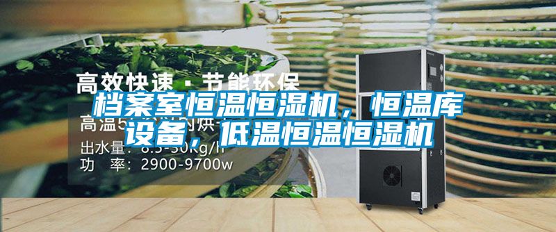 檔案室恒溫恒濕機(jī)，恒溫庫設(shè)備，低溫恒溫恒濕機(jī)