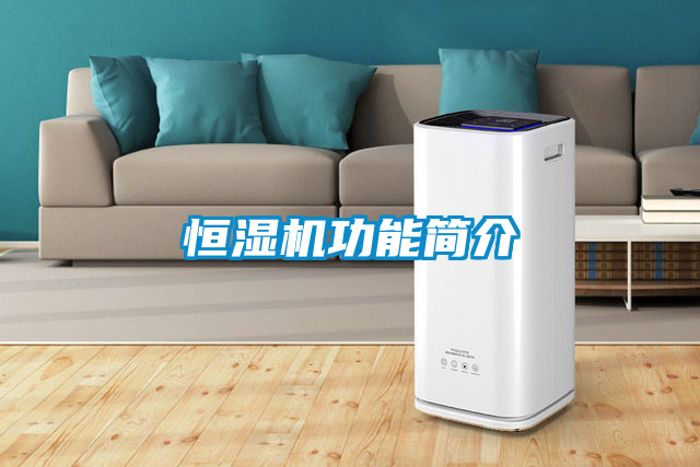 恒濕機(jī)功能簡介