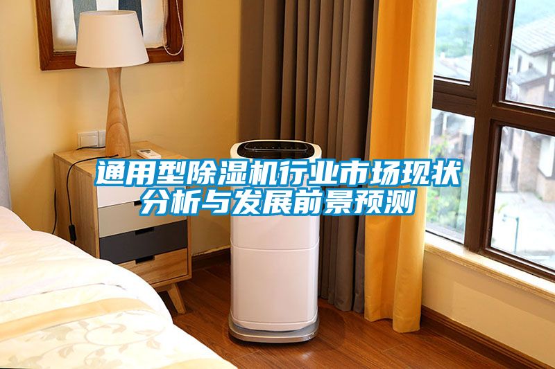 通用型除濕機行業(yè)市場現(xiàn)狀分析與發(fā)展前景預測