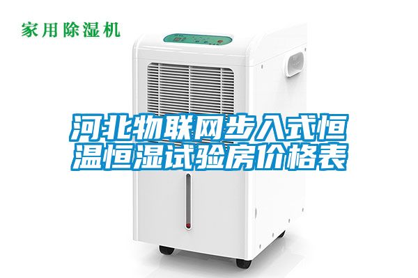 河北物聯(lián)網步入式恒溫恒濕試驗房價格表