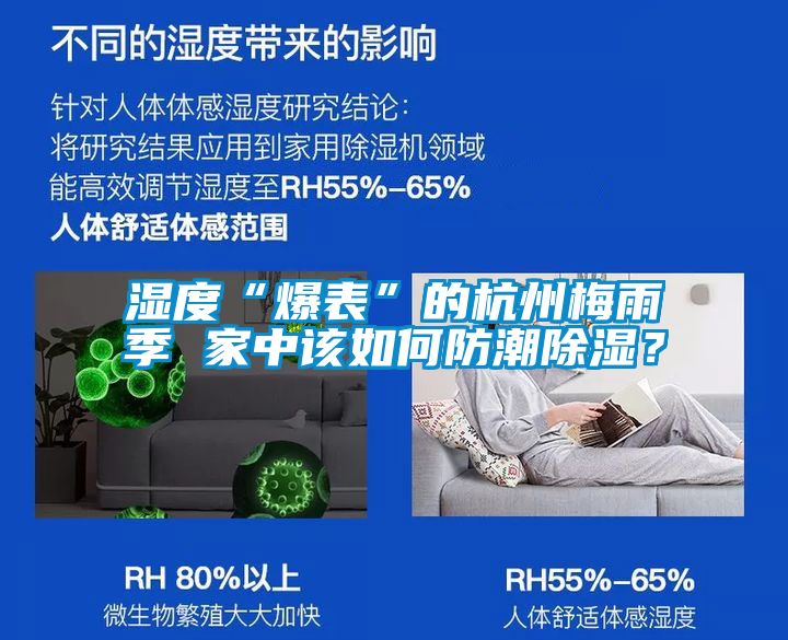 濕度“爆表”的杭州梅雨季 家中該如何防潮除濕？