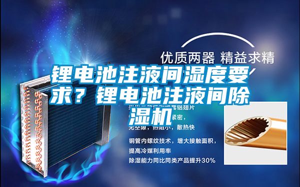鋰電池注液間濕度要求？鋰電池注液間除濕機