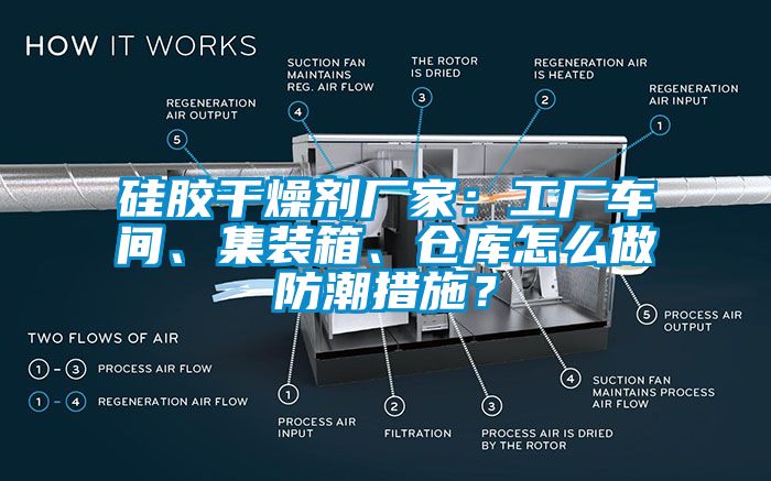 硅膠干燥劑廠家：工廠車間、集裝箱、倉(cāng)庫(kù)怎么做防潮措施？