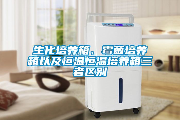 生化培養(yǎng)箱、霉菌培養(yǎng)箱以及恒溫恒濕培養(yǎng)箱三者區(qū)別
