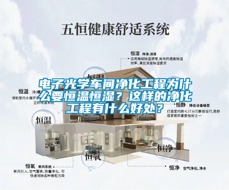 電子光學(xué)車間凈化工程為什么要恒溫恒濕？這樣的凈化工程有什么好處？
