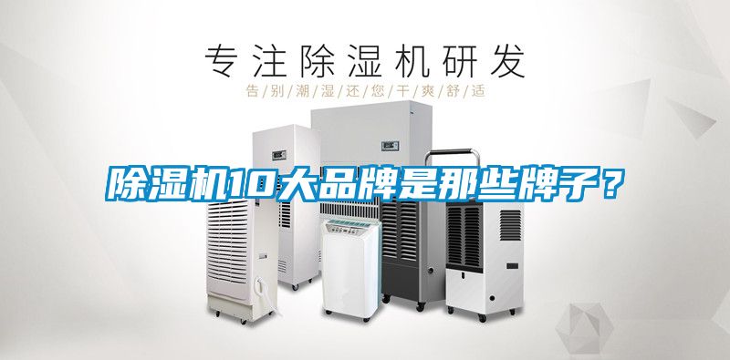 除濕機10大品牌是那些牌子？