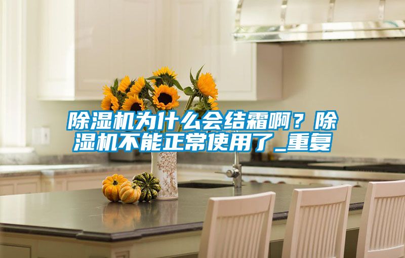 除濕機為什么會結(jié)霜?。砍凉駲C不能正常使用了_重復