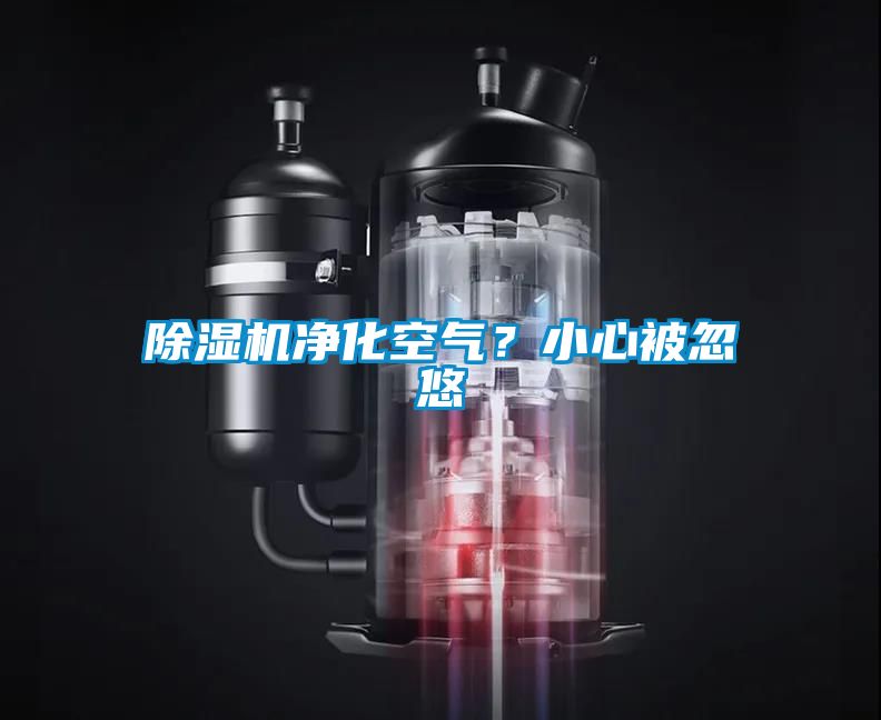 除濕機凈化空氣？小心被忽悠