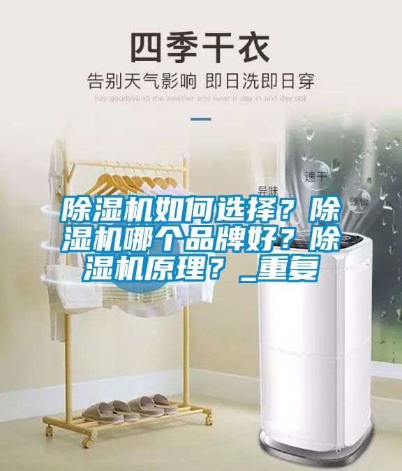 除濕機如何選擇？除濕機哪個品牌好？除濕機原理？_重復
