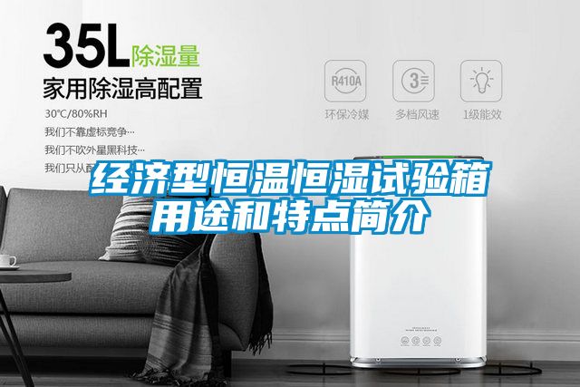 經(jīng)濟型恒溫恒濕試驗箱用途和特點簡介
