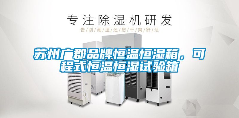 蘇州廣郡品牌恒溫恒濕箱，可程式恒溫恒濕試驗箱