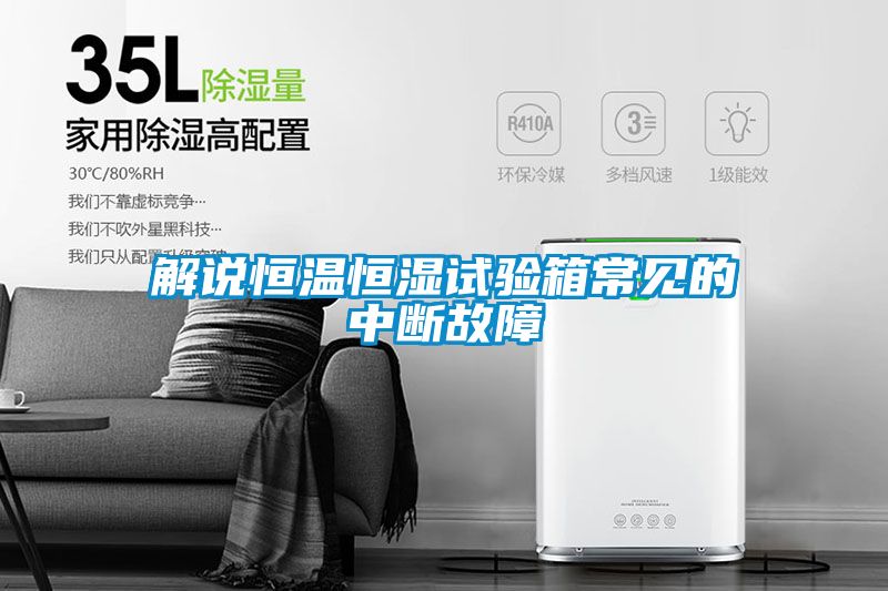 解說恒溫恒濕試驗(yàn)箱常見的中斷故障