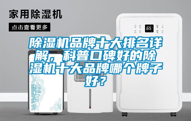 除濕機(jī)品牌十大排名詳解，科普口碑好的除濕機(jī)十大品牌哪個牌子好？