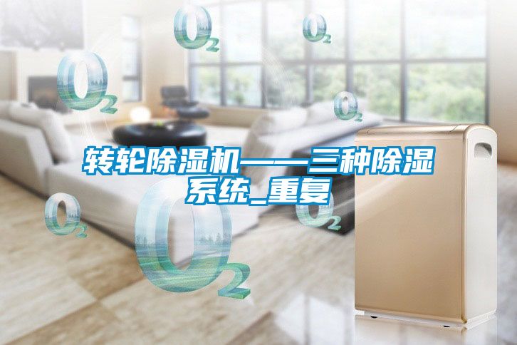 轉(zhuǎn)輪除濕機——三種除濕系統(tǒng)_重復(fù)