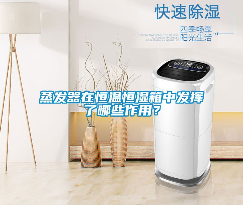 蒸發(fā)器在恒溫恒濕箱中發(fā)揮了哪些作用？