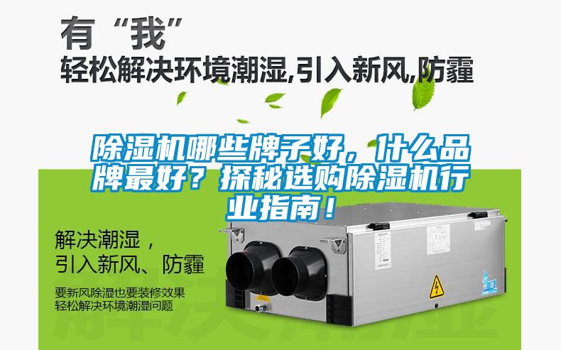 除濕機(jī)哪些牌子好，什么品牌最好？探秘選購除濕機(jī)行業(yè)指南！