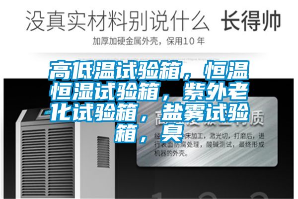 高低溫試驗箱，恒溫恒濕試驗箱，紫外老化試驗箱，鹽霧試驗箱，臭