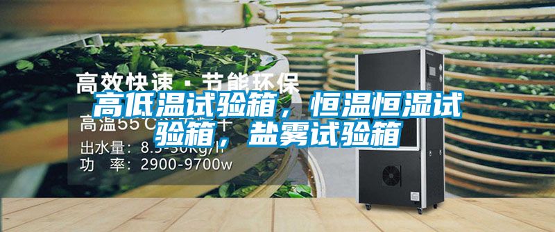 高低溫試驗箱，恒溫恒濕試驗箱，鹽霧試驗箱