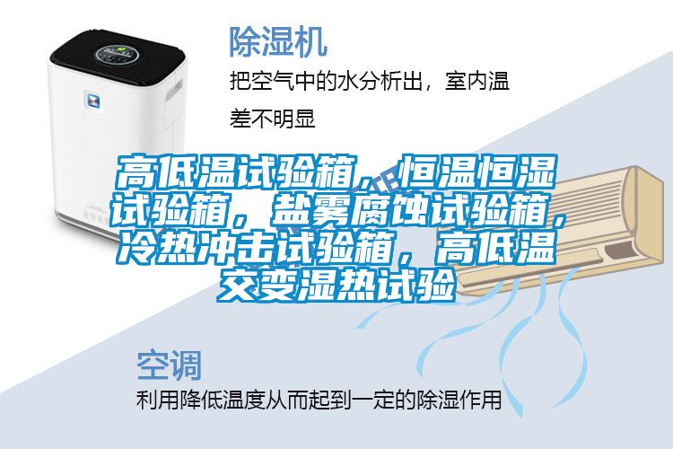 高低溫試驗箱，恒溫恒濕試驗箱，鹽霧腐蝕試驗箱，冷熱沖擊試驗箱，高低溫交變濕熱試驗