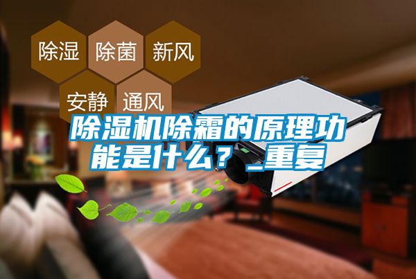 除濕機(jī)除霜的原理功能是什么？_重復(fù)