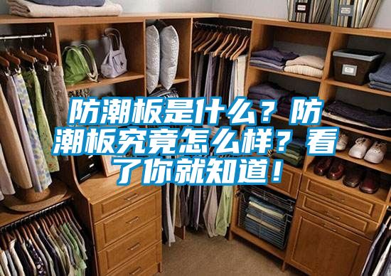 防潮板是什么？防潮板究竟怎么樣？看了你就知道！