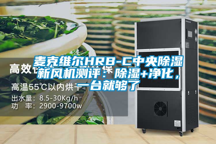 麥克維爾HRB-C中央除濕新風(fēng)機(jī)測(cè)評(píng)：除濕+凈化，一臺(tái)就夠了