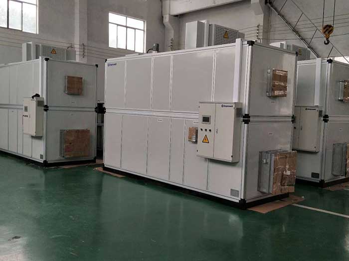 濟南銘威化工鋰電池鈷酸鋰零下40℃露點，三臺全新風(fēng)轉(zhuǎn)輪除濕機組